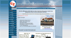 Desktop Screenshot of gr-buerosysteme.de